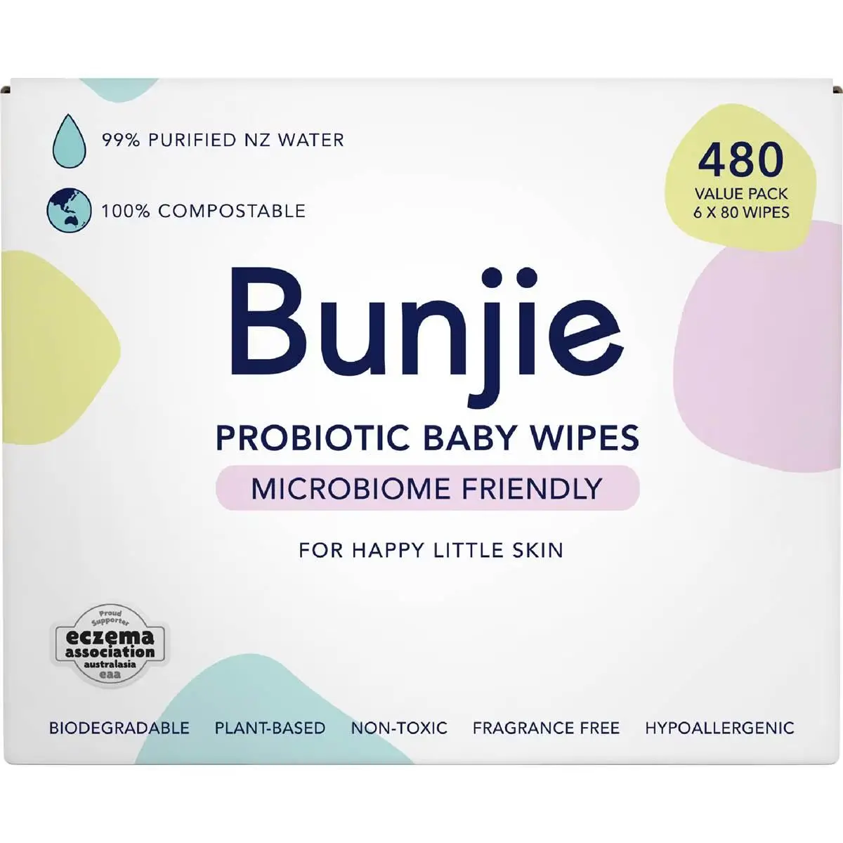 Bunjie Probiotic Baby Wipes