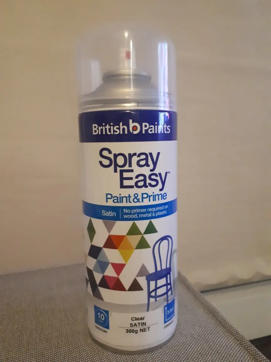 British Paints Sprayeasy Satin Clear 300g
