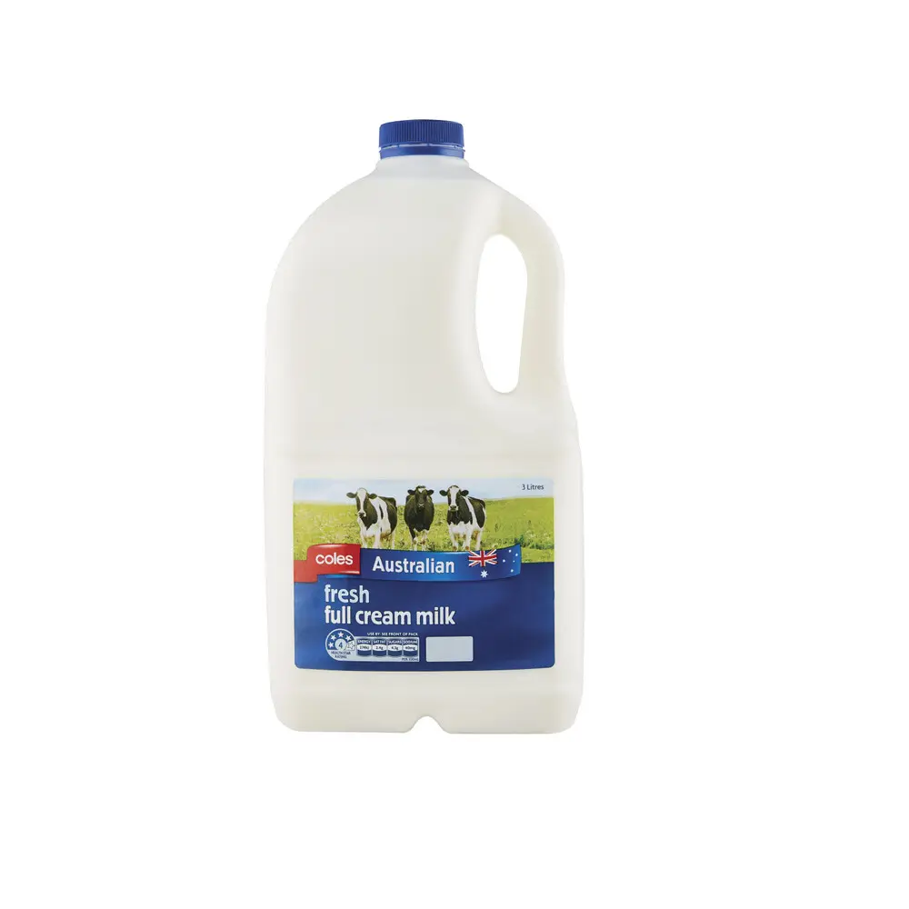 Coles Full Cream Milk 3L