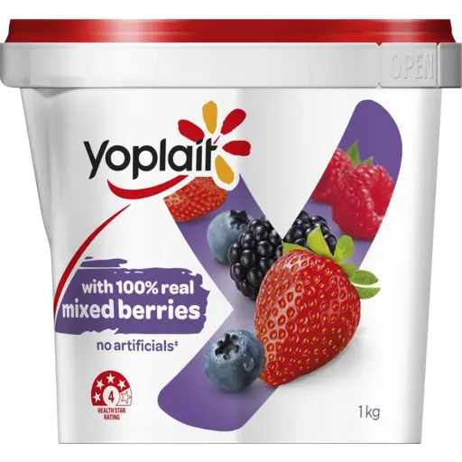 Yoplait Yoghurt Mixed Berry 1kg