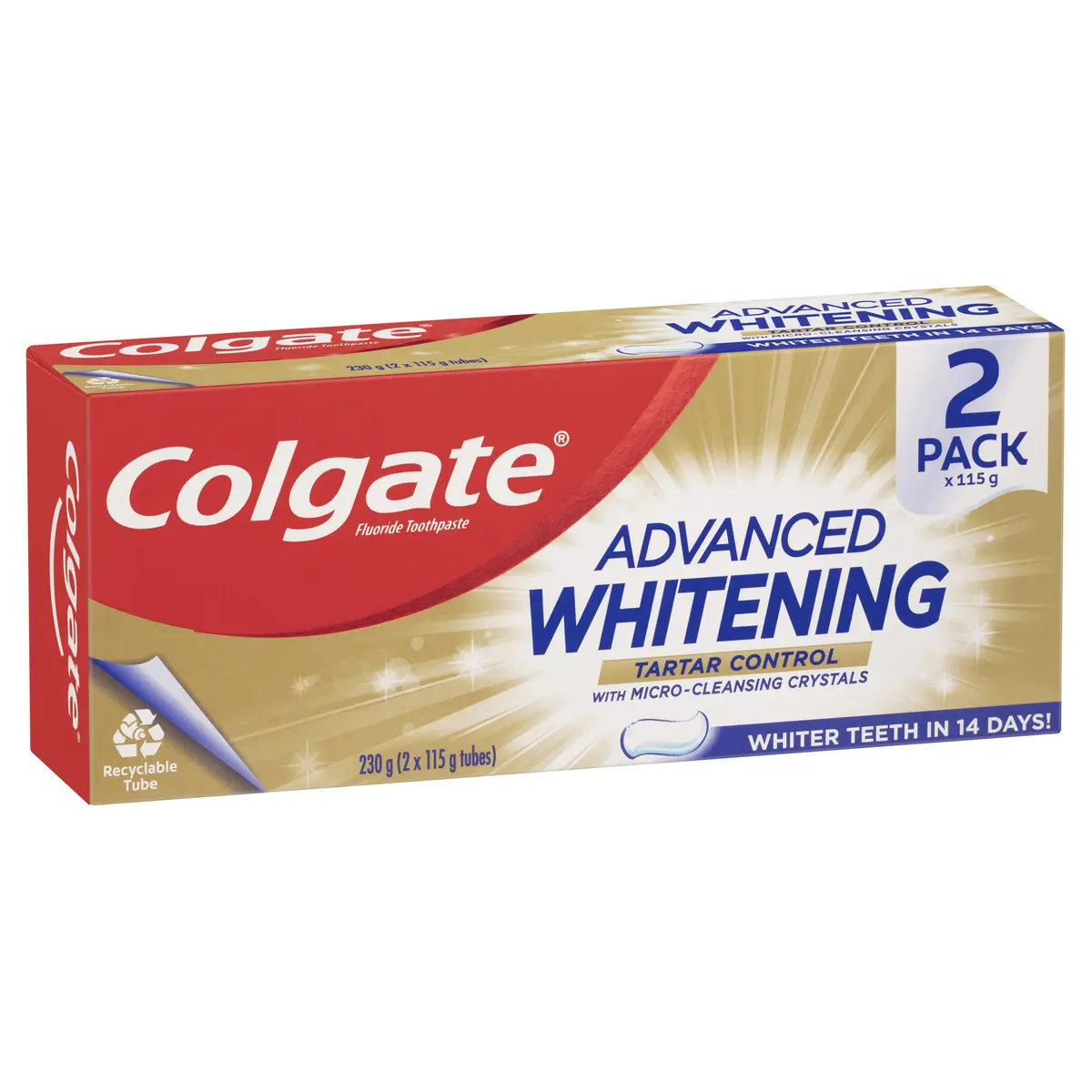 COLGATE T/PASTE WHITENING & TARTAR TWIN 115 GRM