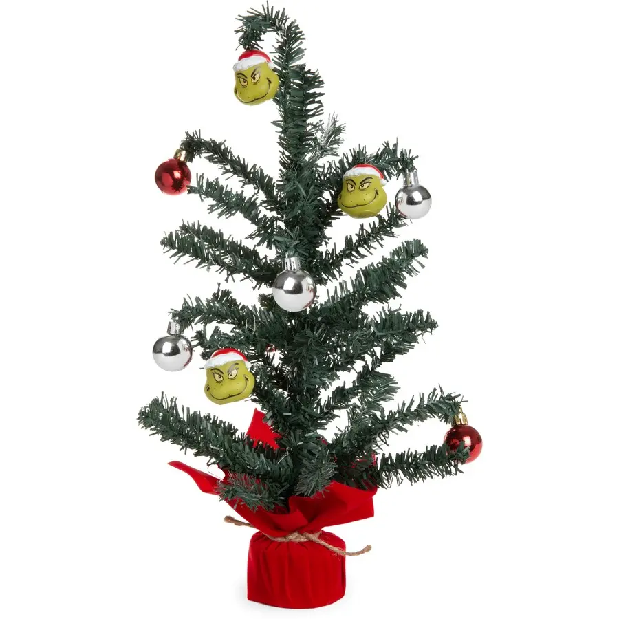 The Grinch Christmas Bauble Table Top Tree