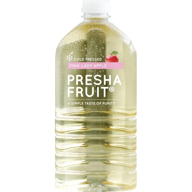Preshafruit Cold Pressed Pink Lady Apple Juice 2L