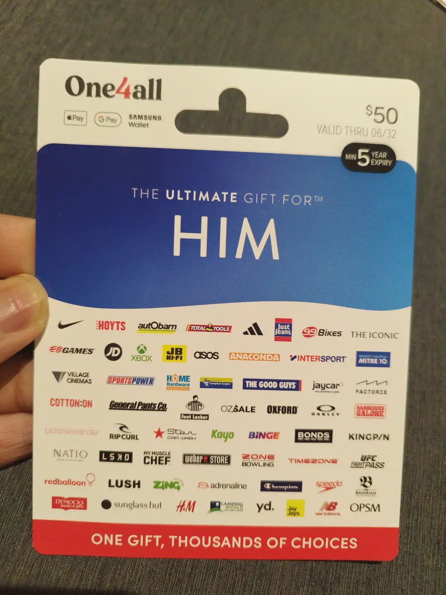 The Ultimate Gift Card for Him $50 Gift Card