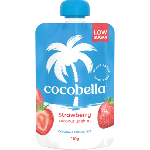 Cocobella Yoghurt Pouch Strawberry 110g