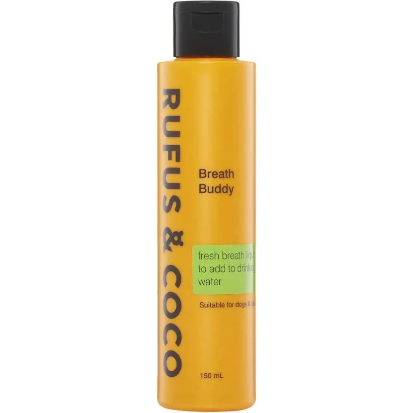 Rufus & Coco Dog Breath Buddy Water Additive