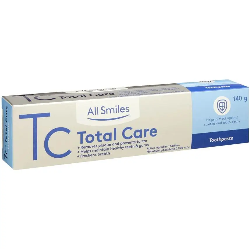 All Smiles Total Care Toothpaste