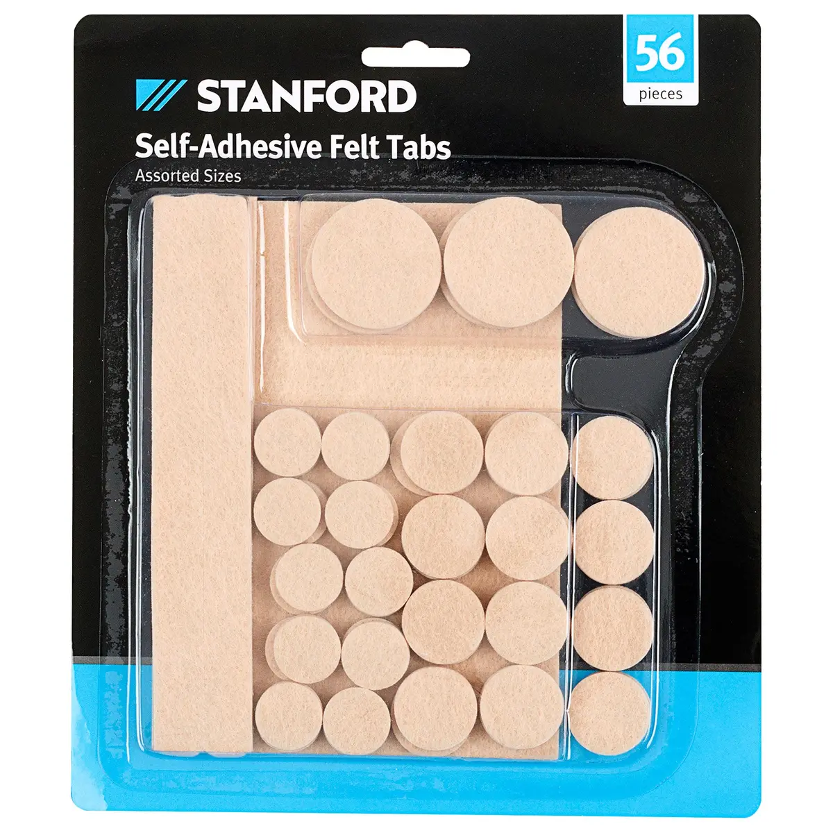 Self Adhesive Felt Tabs 56 Assorted