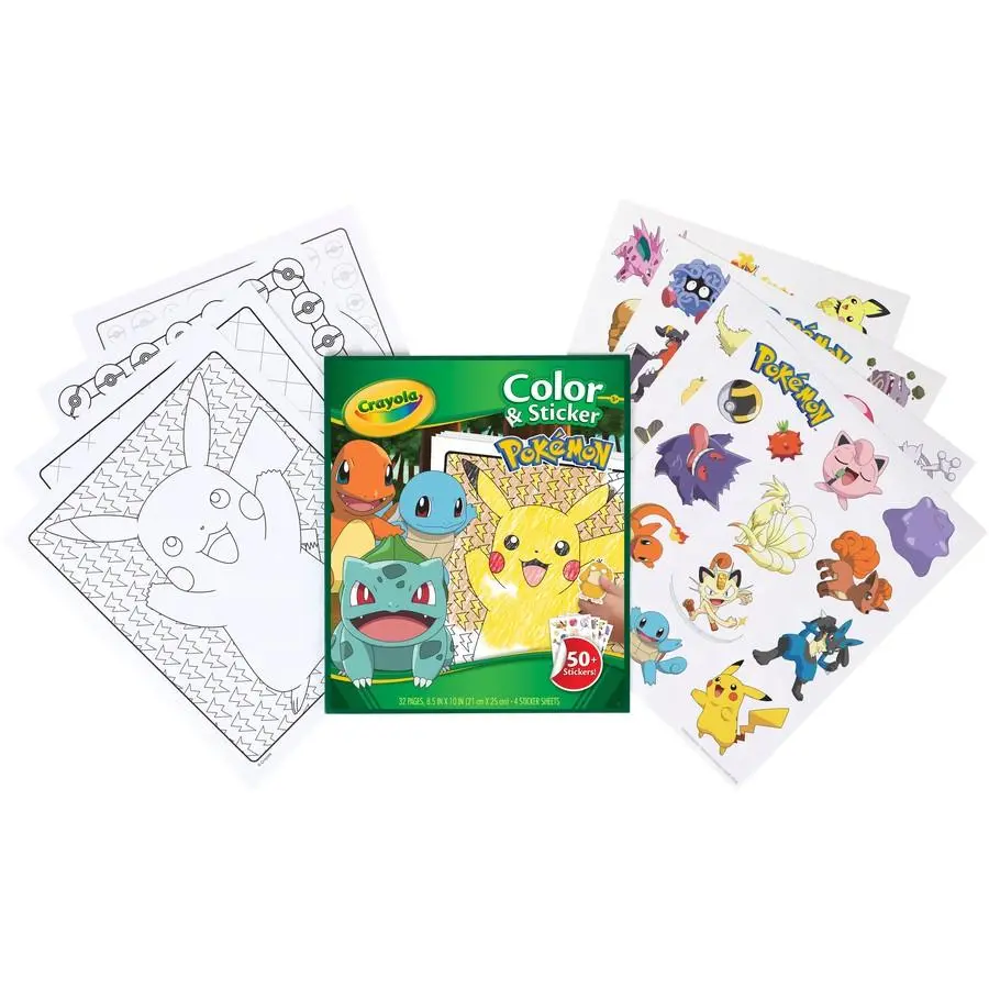 Crayola Color & Sticker Pokemon