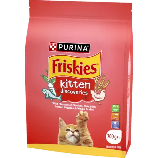 PURINA FRISKIES KITTEN PET FOOD DISCOVERIES 700G