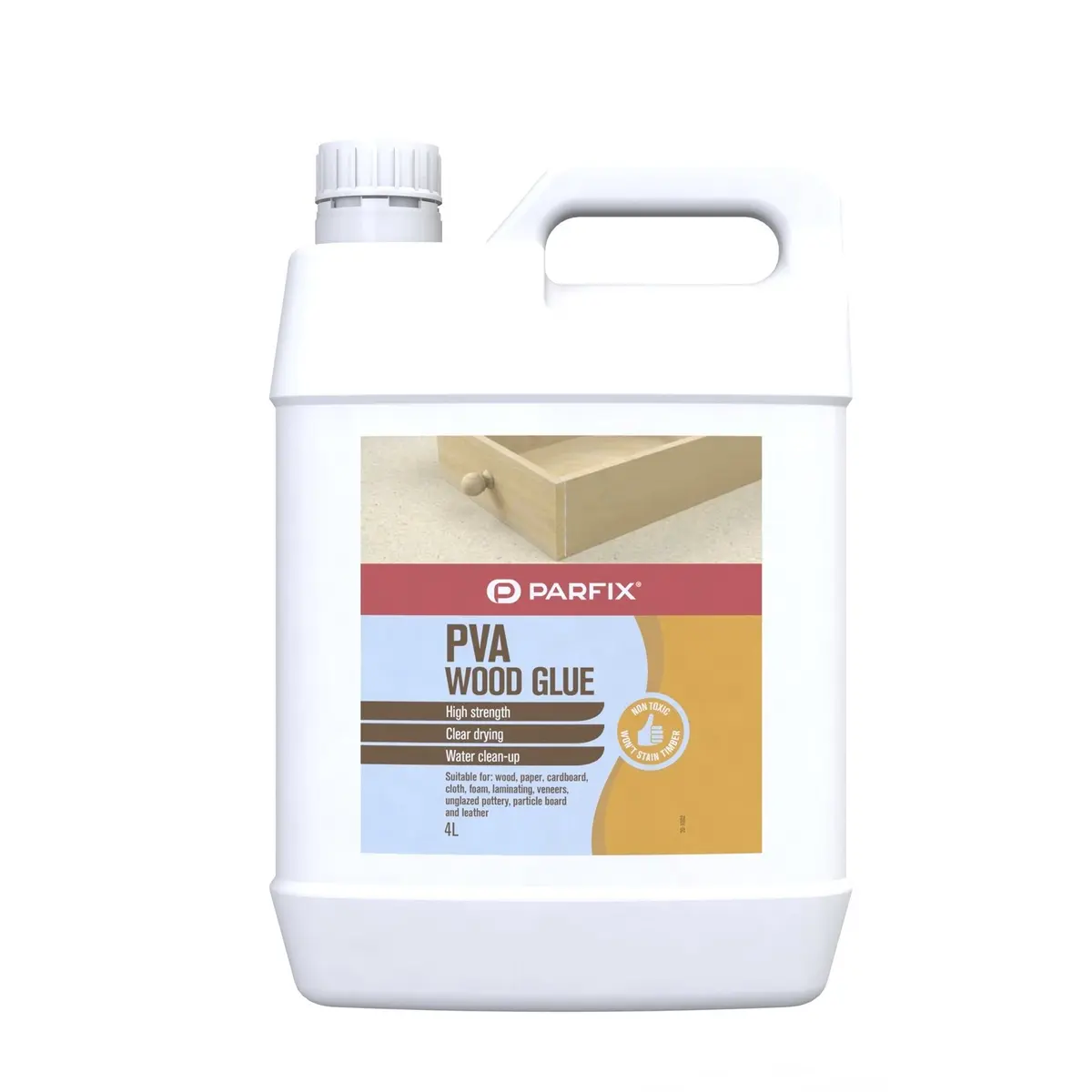 Parfix PVA Wood Glue 4L