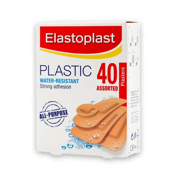 Elastoplast Water Resistant Plastic Plasters Assorted