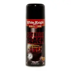 White Knight Pot Belly Black 300G