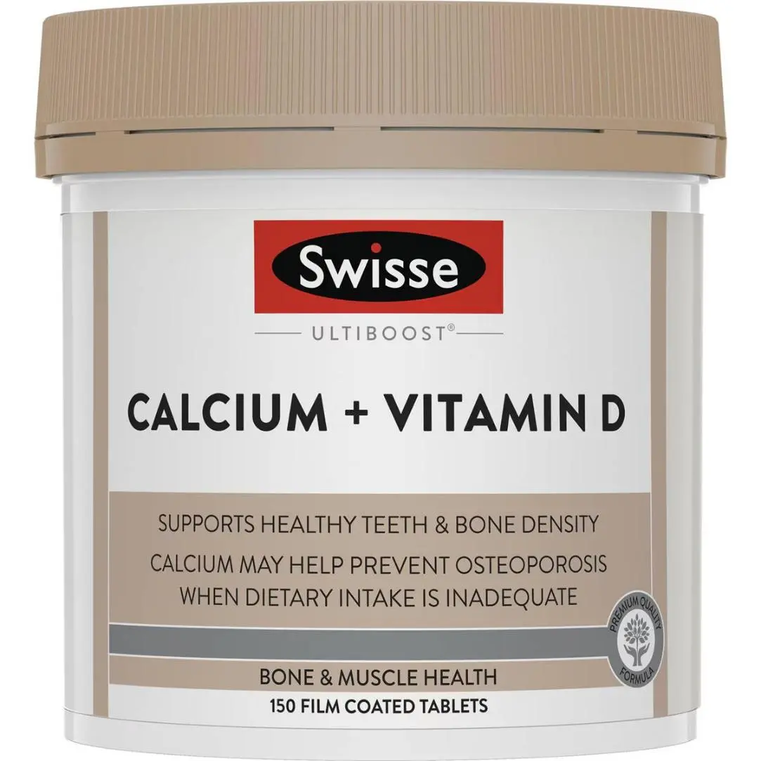 Swisse Ultiboost Calcium + Vitamin D 150 Tab