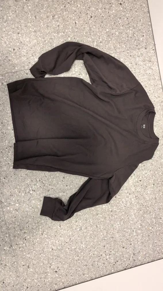Soft Brushed Crew Neck Long Sleeve T-Shirt
