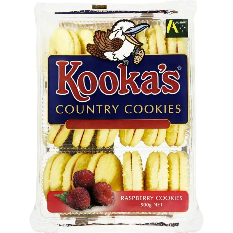 Kooka's Jam Cookies 500g