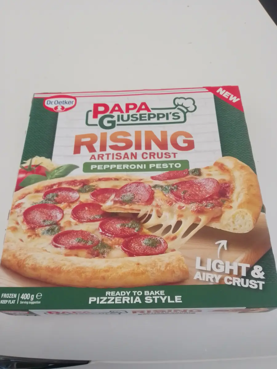 Dr. Oetker Papa Giuseppi's Frozen Pizza 400g