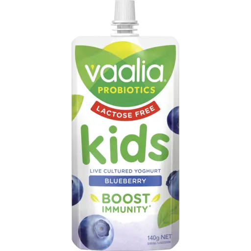 Vaalia For Kids Yoghurt Lactose Free Blueberry 140g