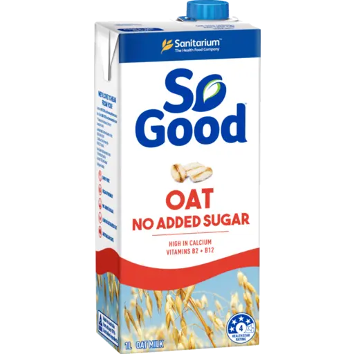 SANITARIUM SO GOOD OAT MILK NO ADDED SUGAR 1L