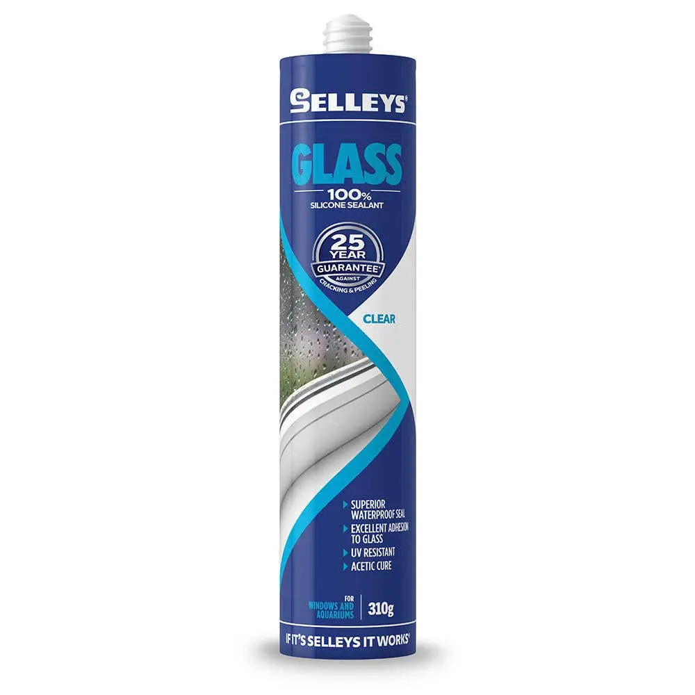 SELLEYS GLASS CLEAR SEALANT 310GR