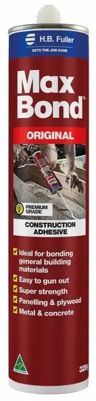 H B FULLER Max Bond Construction Adhesive 320g