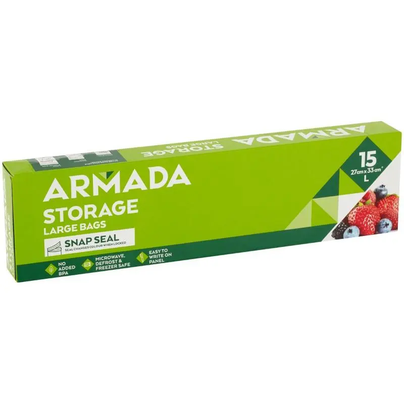 Armada Resealable Large Storage Bag