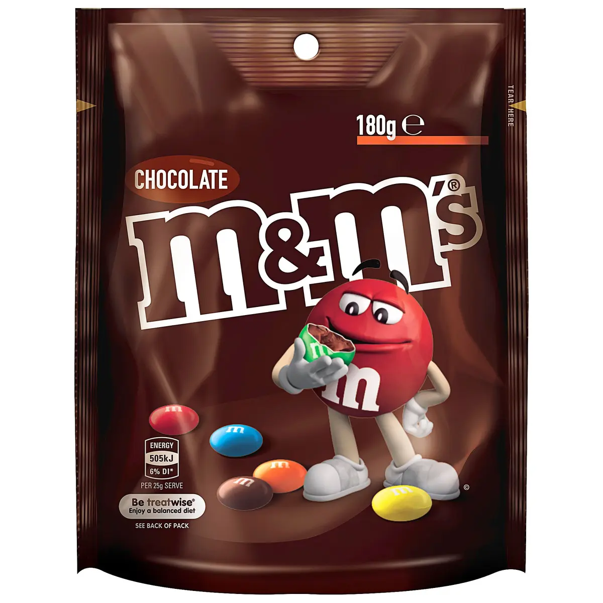 M&Ms Milk Chocolate 180g