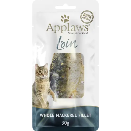 Applaws Cat Treat Whole Mackerel Loin 30g