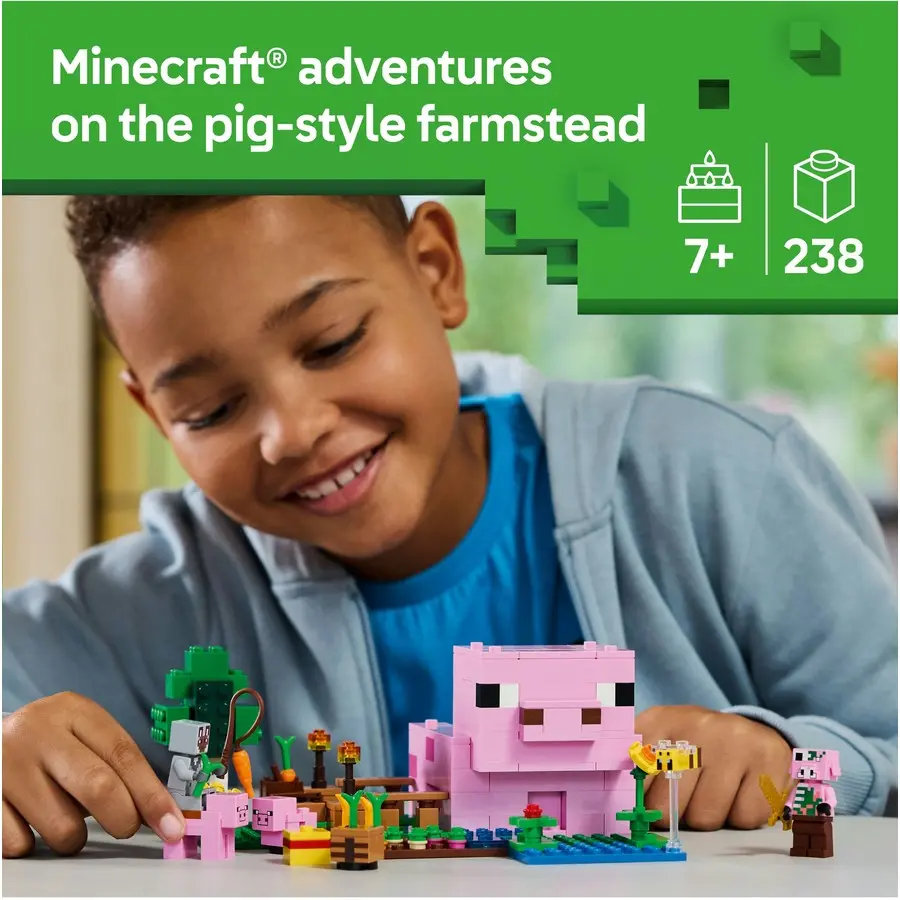 LEGO® Minecraft The Baby Pig House 21268