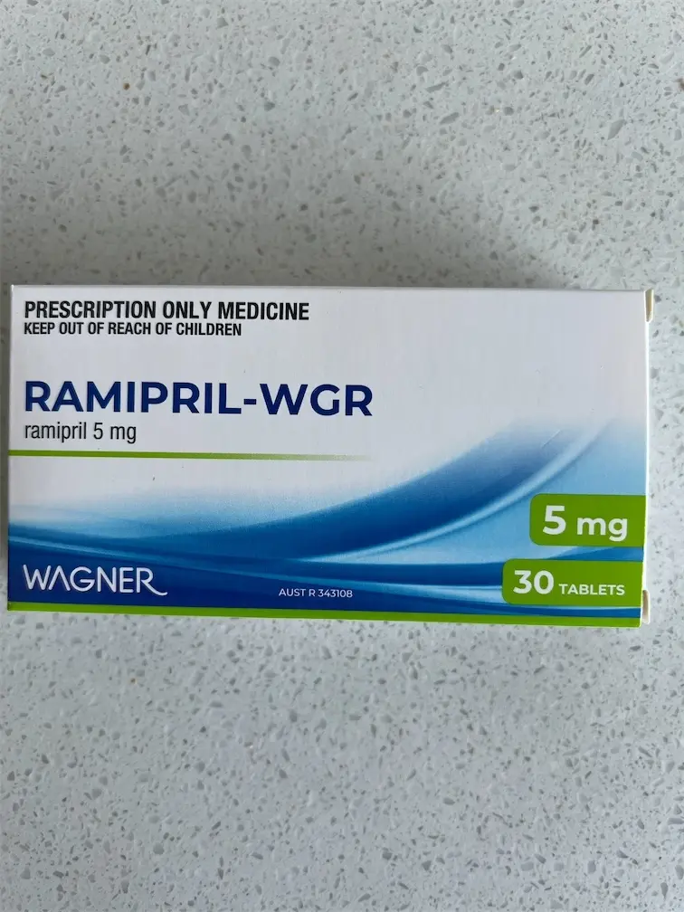 Ramipril WGR 5mg 30 Tablets