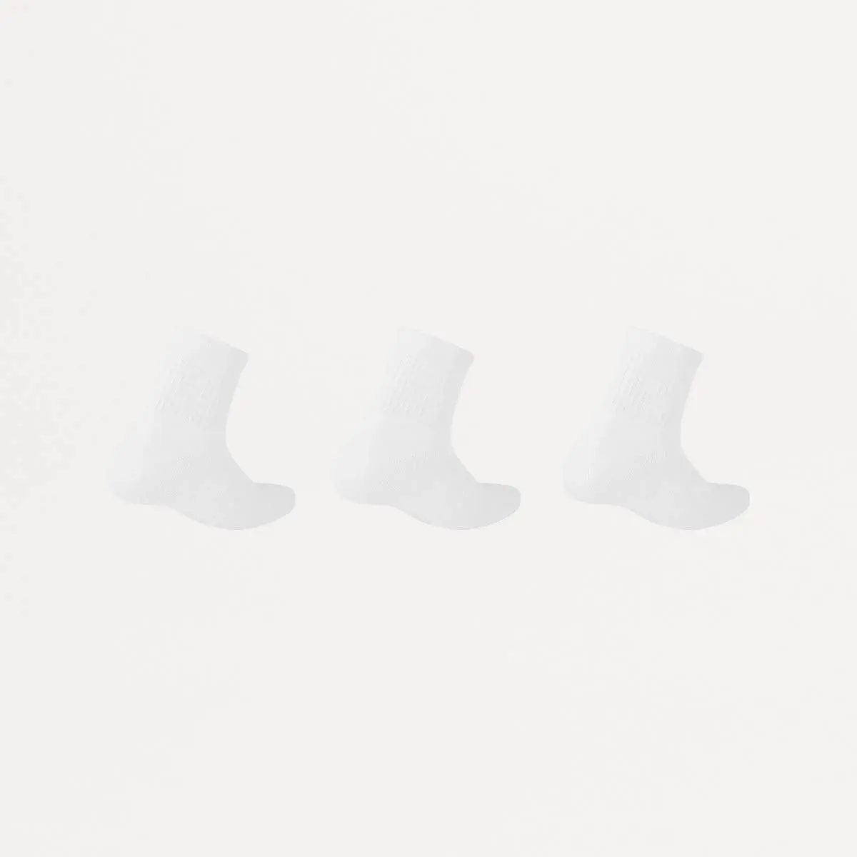 3 Pack Active Mens Quarter Crew Sports Socks