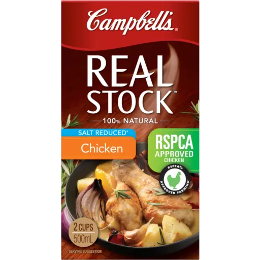 Campbell's Real Stock Chicken Salt Reduced 500mL