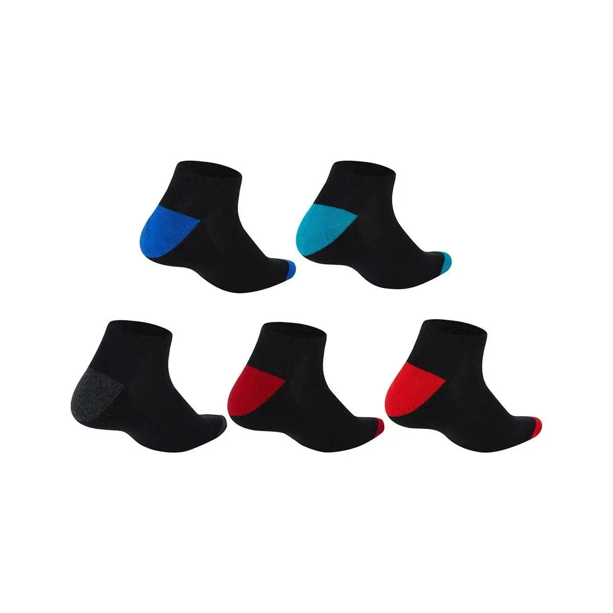 5 Pack Low Cut Sport Socks