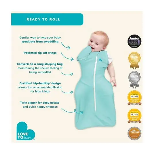 Love To Dream Baby 1 Tog Stage 2 Swaddle Up