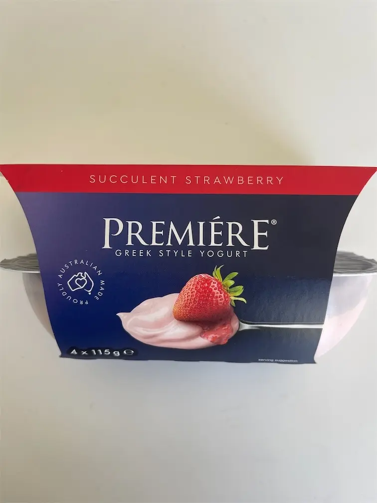 Yoghurt Greek Strawberry 4x115g