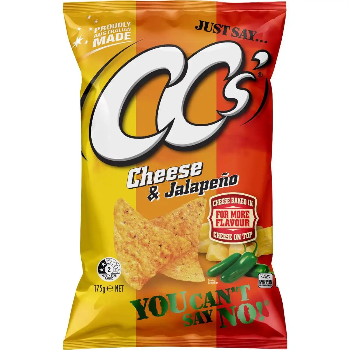 CCs Corn Chips Cheese & Jalapeno 175g