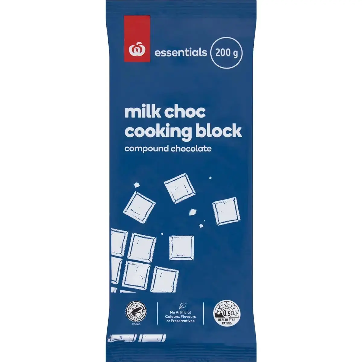 Milk Choc Cooking Block