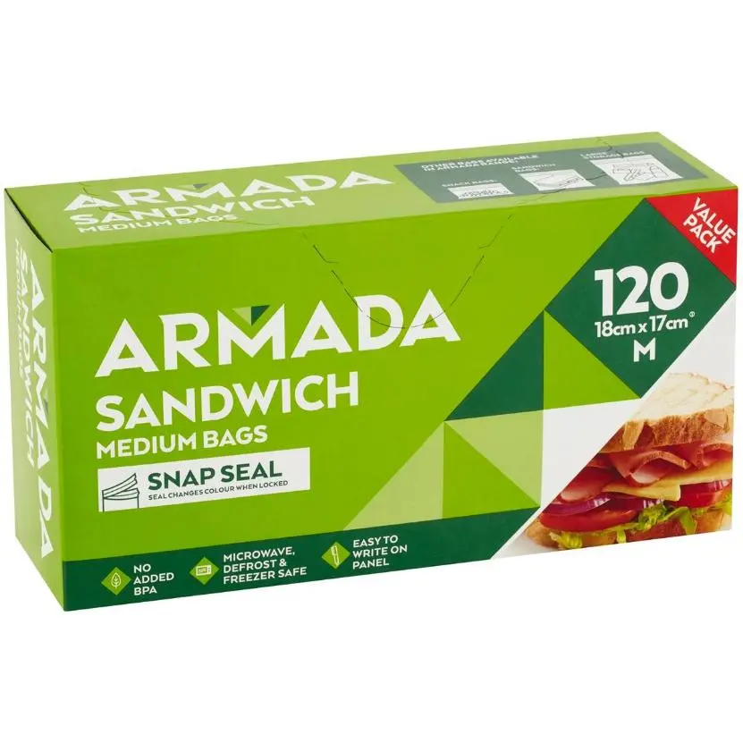 Armada Resealable Sandwich Bags