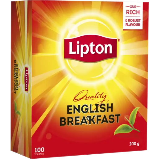 Lipton English Breakfast Tea Bags 100 pack 200g