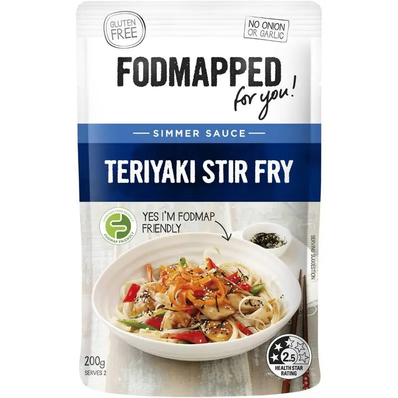 Fodmapped For You Teriyaki Stir Fry Simmer Sauce