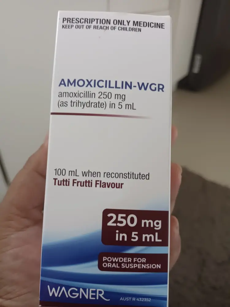 Amoxicillin WGR 250mg/5ml Suspension 100ml