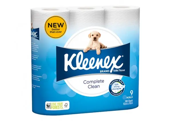KLEENEX BATHROOM TISSUE WHITE REGULAR 9X180SHEETS