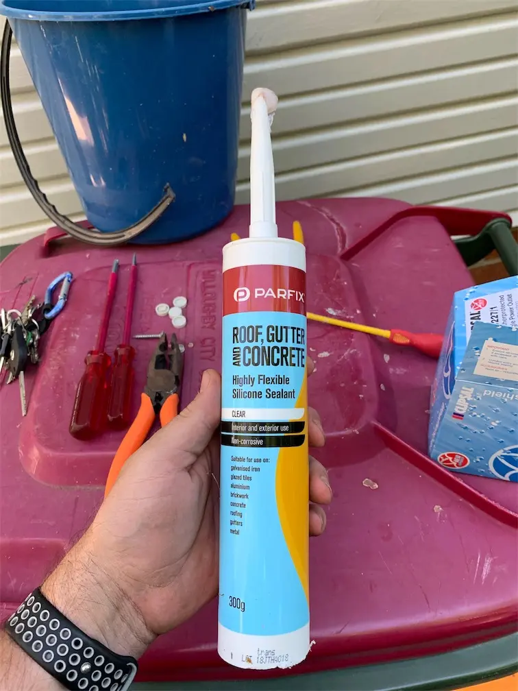 Parfix Roof And Gutter Silicone Sealant Clear 300g