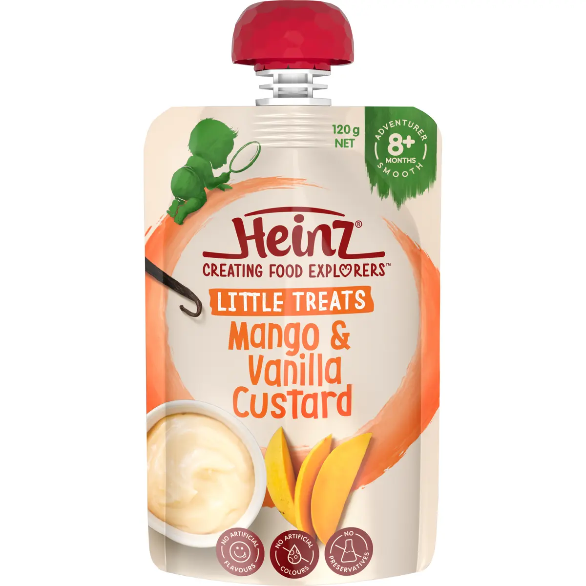 Heinz Little Treats Mango & Vanilla Custard 120g