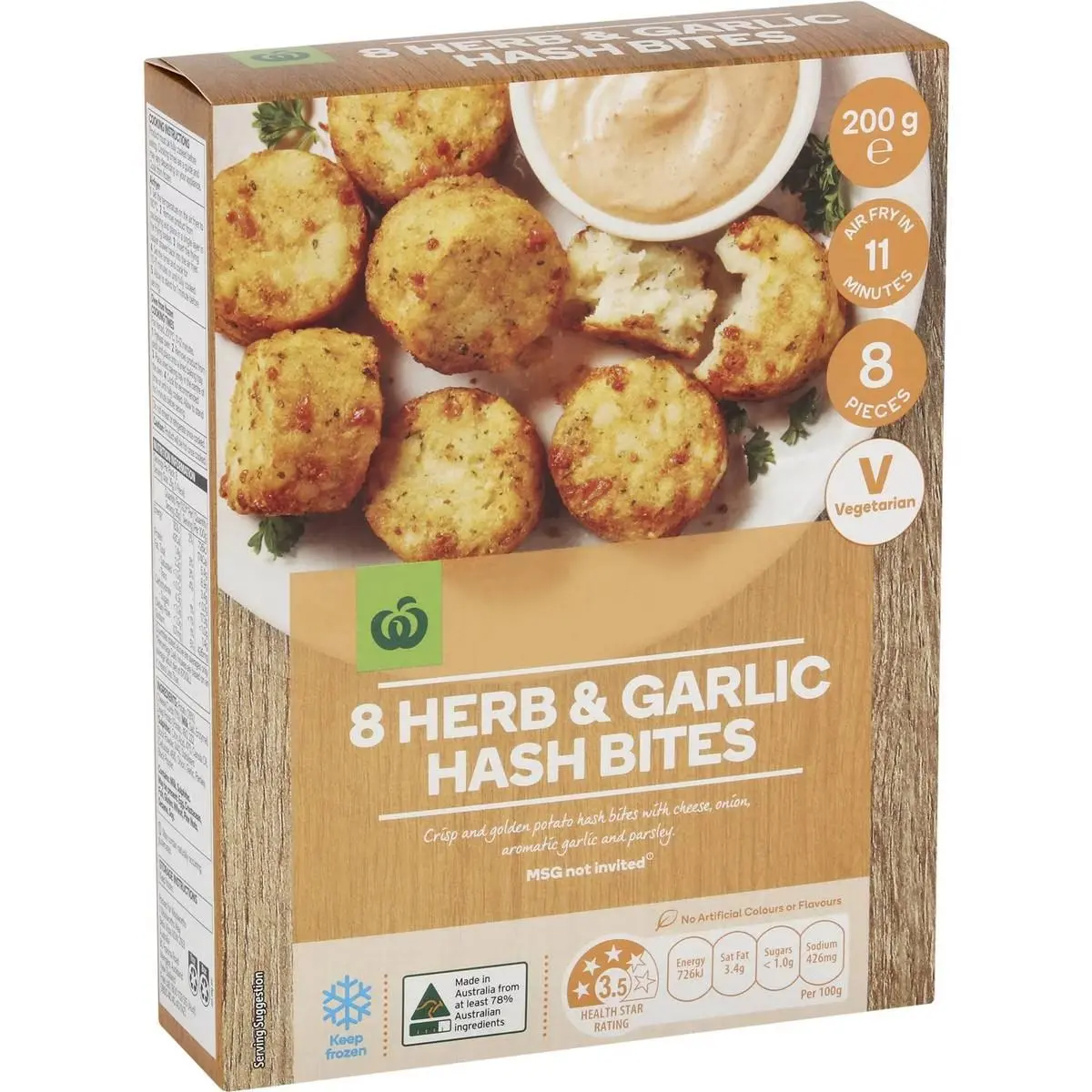 Woolworths Herb & Garlic Hash Bites