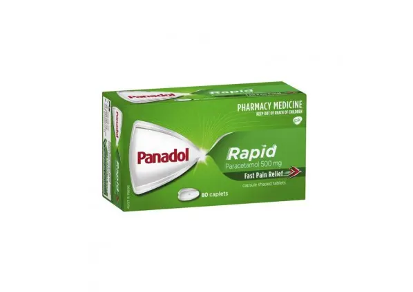 PANADOL RAPID 500MG CAPLET 80s