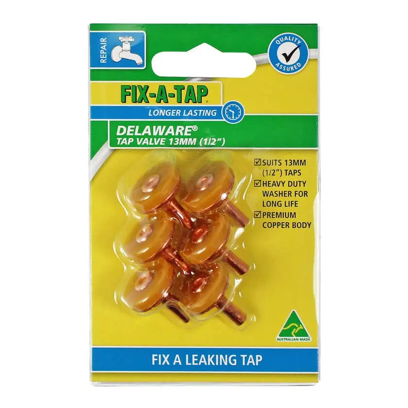 Fix-a-tap Delaware Tap Valves 13mm 6 Pack