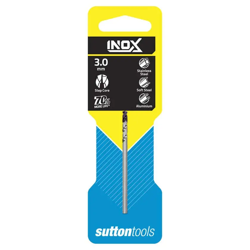 Sutton Tools Pro Series Stainless Inox Drill Bit 3.0mm