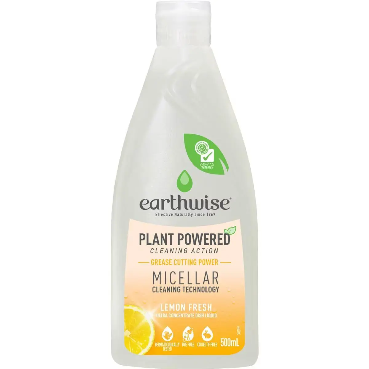 Earthwise Lemon Fresh Dish Liquid 500ml
