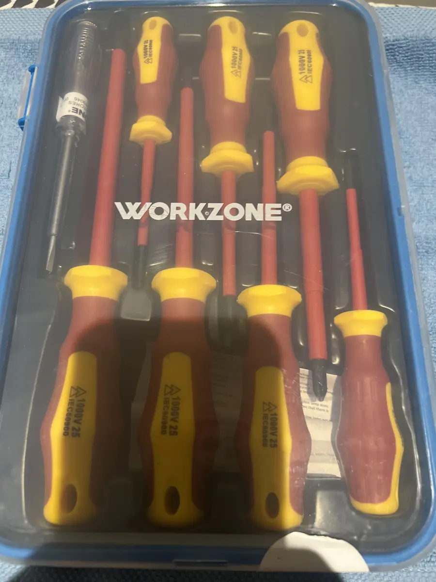 Workzone VDE Screwdriver Set 8 Pieces